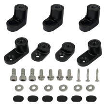 Kit de ExtensióN de ElevacióN de Ala de AleróN Trasero de Coche Negro para  Focus ST Hatchback 4Dr 2013-2019 - 2016-2019