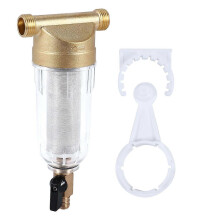 4 Split-Mouth Water Filter Front Cleaner Copper Lead Pre-Filter Backwash Removes Rust Contaminant S