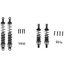 Amortecedor Frontal e Traseiro Cheio de ÓLeo de Metal para 1/12 12428 12423 RC Carro Rastreador PeçA AtualizaçãO, Titânio