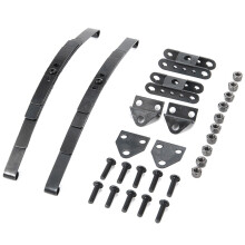 Barra de AçO InoxidáVel com SuspensãO de Mola de Folha Dura 1/10 para CaminhãO Axial D90 RC4WD