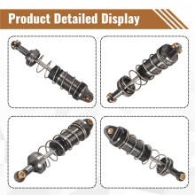 for MN86 MN86S MN86K MN86KS MN G500 Adjustable Oil All Metal Shock Absorbers Damper 1/12 RC Car Upgrades Parts,Titanium