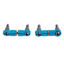Metall Hinteres Kugelgelenk Stange Verbindungsstange für K969 K979 K989 K999 P929 P939 1/28 RC Auto Upgrades Teile ZubehöR,Blau