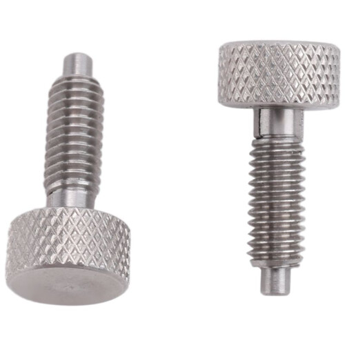 Hand Retractable Spring Plunger with Knurled Handle Stainless Steel Lock-Out M6 Type Release Pins for Rolling Toolbox B