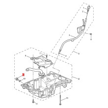 ÖLwannen Ablassschraube mit O Ring für für für 11562588 24100042 03538469 96829610 11518377