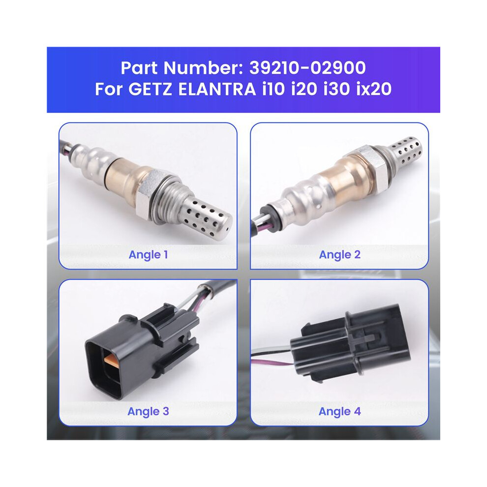 39210-02900 O2 Oxygen Sensor For Getz I10 I20 I30 Ix20 Carens Pro Cee'd 1.1-1.6 2002-06 3921002900 4711295923467