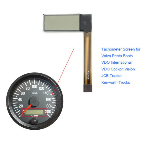 Per  Penta Marine  Contagiri Contaore Display LCD e Nastro 1