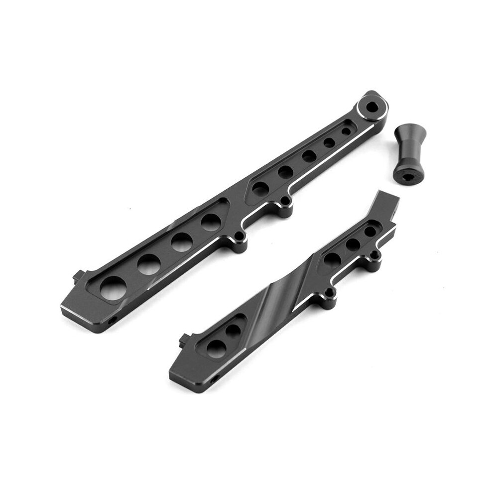 Aluminum Front And Rear Chassis Brace For Arrma 1/7 Limitless Infraction 6S Blx Rc Car Upgrades Parts Accessories, Black 6031562257254
