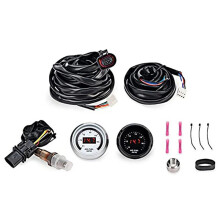 1Set Racing 30-4110 AFR 52mm Wideband O2 UEGO Controller Air Fuel Ratio Gauge AFR with 4.9LSU Oxygen Sensor 0258017025