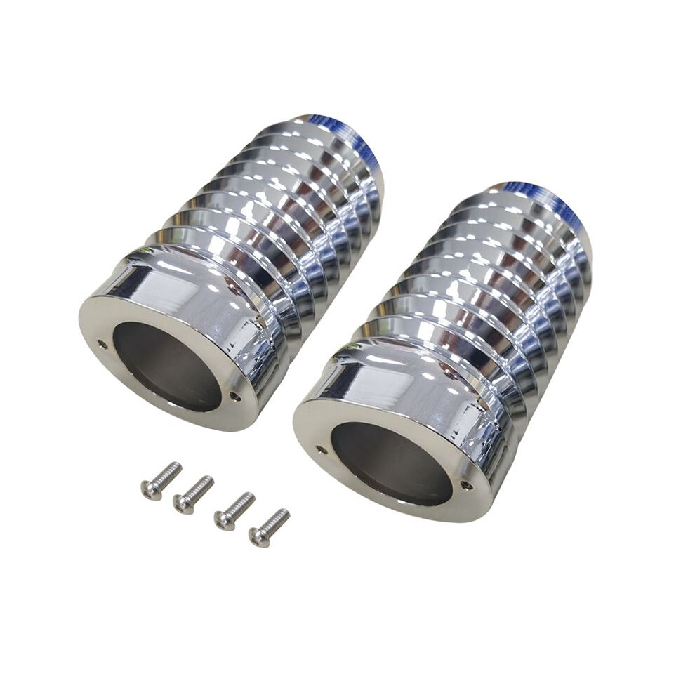 Chrome Retro Fork Boot Slider Covers For Tour Road Street Tri Glide Flhr 6033001505490