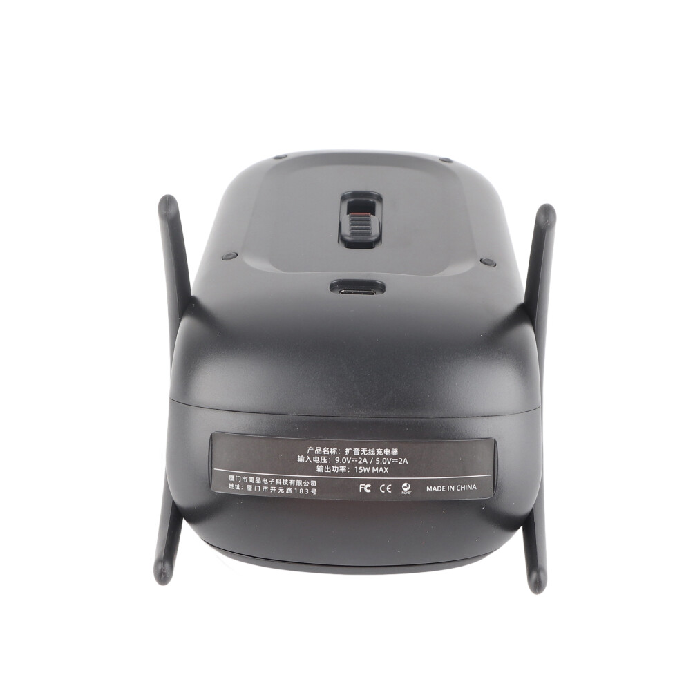 15W Wireless Charger For Android Phones, Adjustable Armchair Style Black 3081372010061