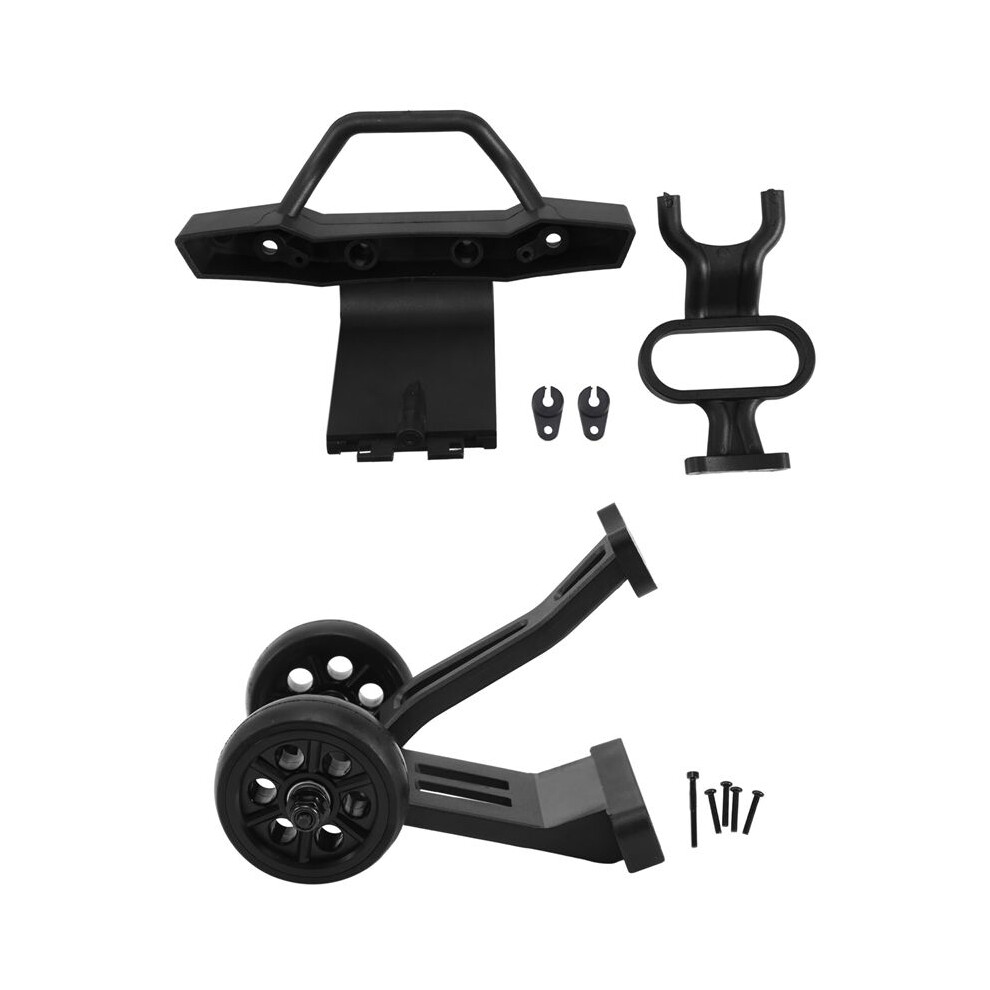 Front Bumper & Rear Wheelie Bar 8481 8482 For 1/8 Zd Racing 08427 9116 Rc Car Upgrade Parts Spare Accessories Black 6034050082246