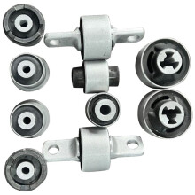 Kit de Buje del Brazo de Control de Suspensión Delantera Izquierda y Derecha del Automóvil Brazo Triangular Brazo Recto Inferior Delantero para