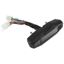Universal-Motorrad-Tachometer, Drehzahlmesser, ÖLanzeige, HD-Bildschirm, Digitale MessgeräTe, Kombiinstrument, Blinker (D)