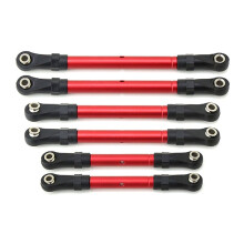 Steering Linkage Pull Rod Tie Rod for Steering Linkage Pull Rod Tie Rod for Hoss/Slash/Rustler 4WD Red