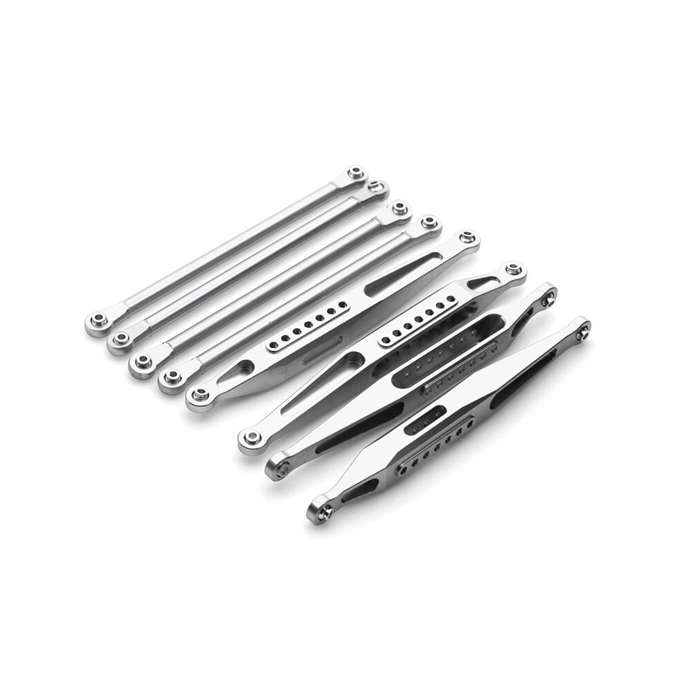 8Pcs Metal Front And Rear Chassis Link Set For Losi Lmt 4Wd Solid Axle Truck 1/8 Rc Car Upgrade Parts, 1 6033185891884