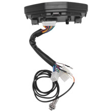 Motorrad-LED-Tachometer, LCD-Digital-KilometerzäHler, Kraftstoffanzeige für 1/2/4 Zylinder