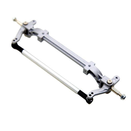 For 1/14  Tractor  Unpowered Axle Metal Steering Front Axle  Tractor  Modification DIY,Silver