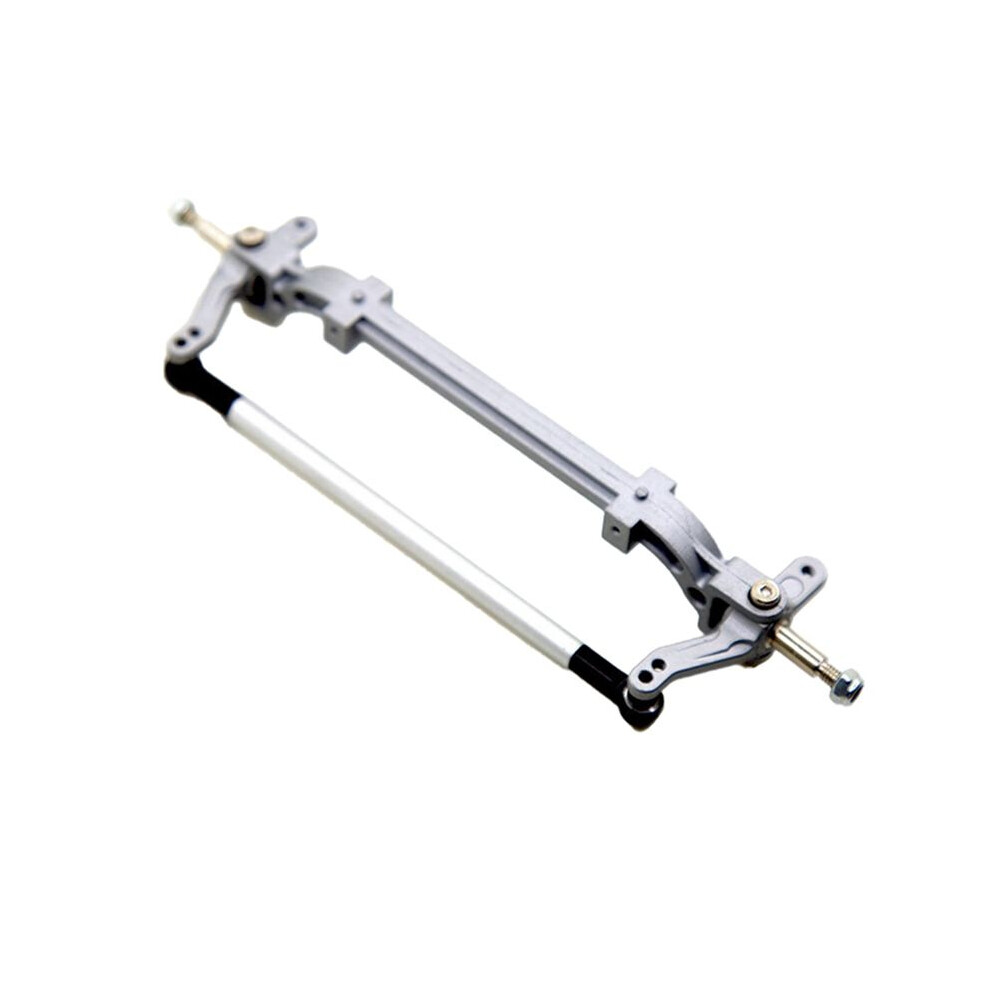 For 1/14 Tractor Unpowered Axle Metal Steering Front Axle Tractor Modification Diy, Silver 6033341536567
