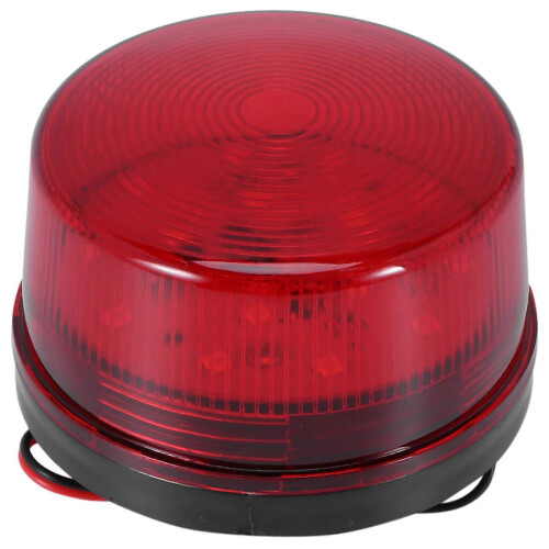Ένδειξη LED που αναβοσβήνει 12V για σύστημα οικιακού συναγερμού, κόκκινη