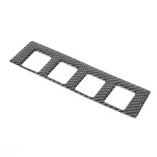 Carbon Fiber for 110 130 2020-2024 Rear Charging Port Button Panel Cover Trim Interior Accessories
