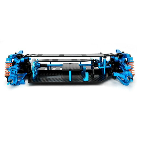 1/10 TT02 KIT Frame, Complete Modification, Carbon Brazed Chassis, Metal Accessories Frame, DIY Upgrade 2