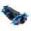 1/10 TT02 KIT Frame, Complete Modification, Carbon Brazed Chassis, Metal Accessories Frame, DIY Upgrade 2