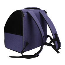 Grimby Grande Zaino per Gatto Viola, Traspirante, Ideale per Uso Esterno