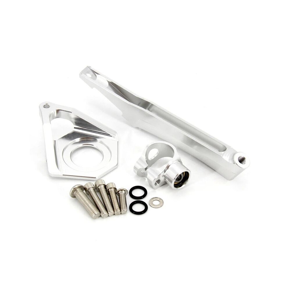 Motorcycle Steering Stabilizer Damper Mounting Bracket Kit For Yzf-R6 Yzf600 2003 2004 2005 Silver 6032813970670