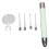 LED Ear Checking Penlight with Dual Light and 4 Tips, Green 1