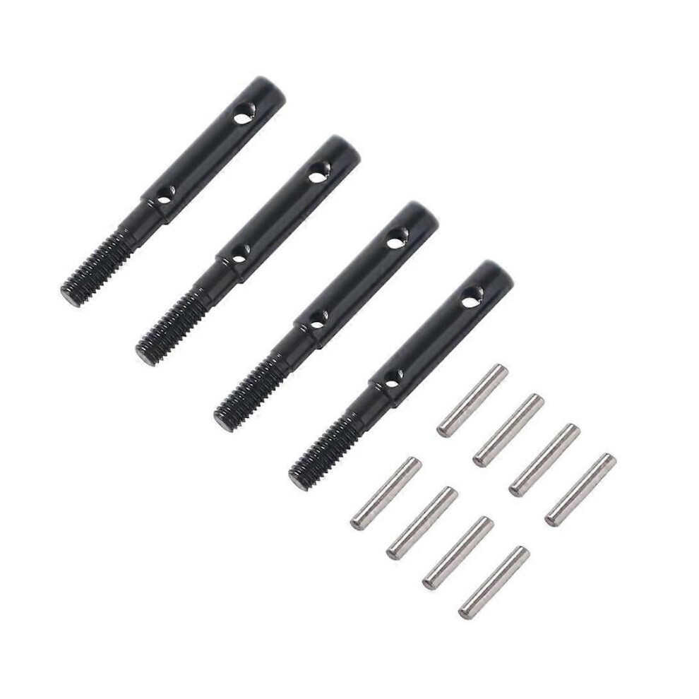 4 Pieces Hardened Steel Front And Rear Portal Axle Differential Drive Shaft Compatible With Axial Capra Currie F9 Axle Scx10 I 8383941959951
