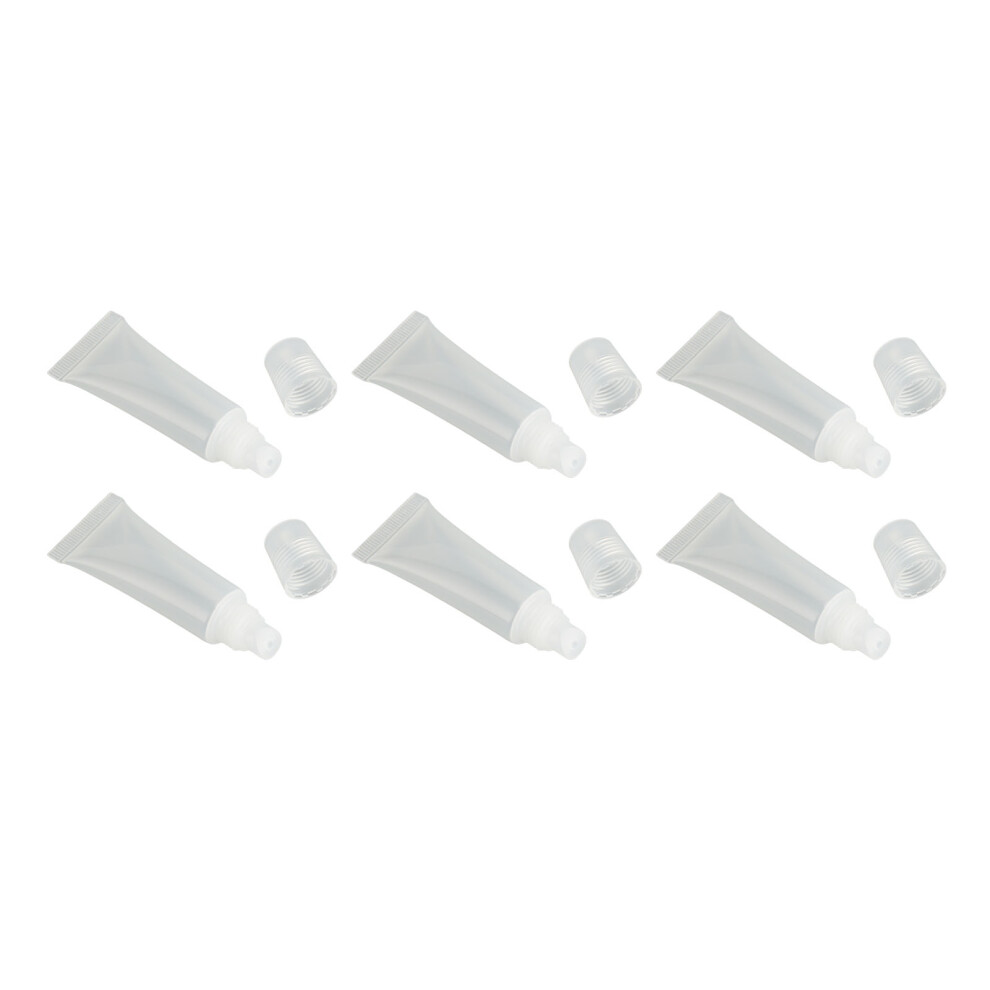 Eco-Friendly PVC Lip Gloss Tubes: 20pcs 10ml Refillable Set for DIY