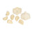 Knoblauch-Puzzle, robustes PVC, Raumsinnesübung, 10
