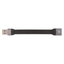 Gold Plated Connectors For Unmatched Conductivity, USB Extender Cable With Type C Connector And Reversible Plug Orientation, Compatible With A Wide
