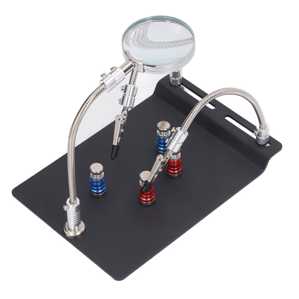 Soldering Helping Hands With 3X Magnifier, Adjustable, Iron Material 4991372018952