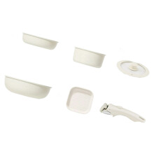 Antihaftbeschichtetes Bratpfannenset aus Aluminium mit- 1