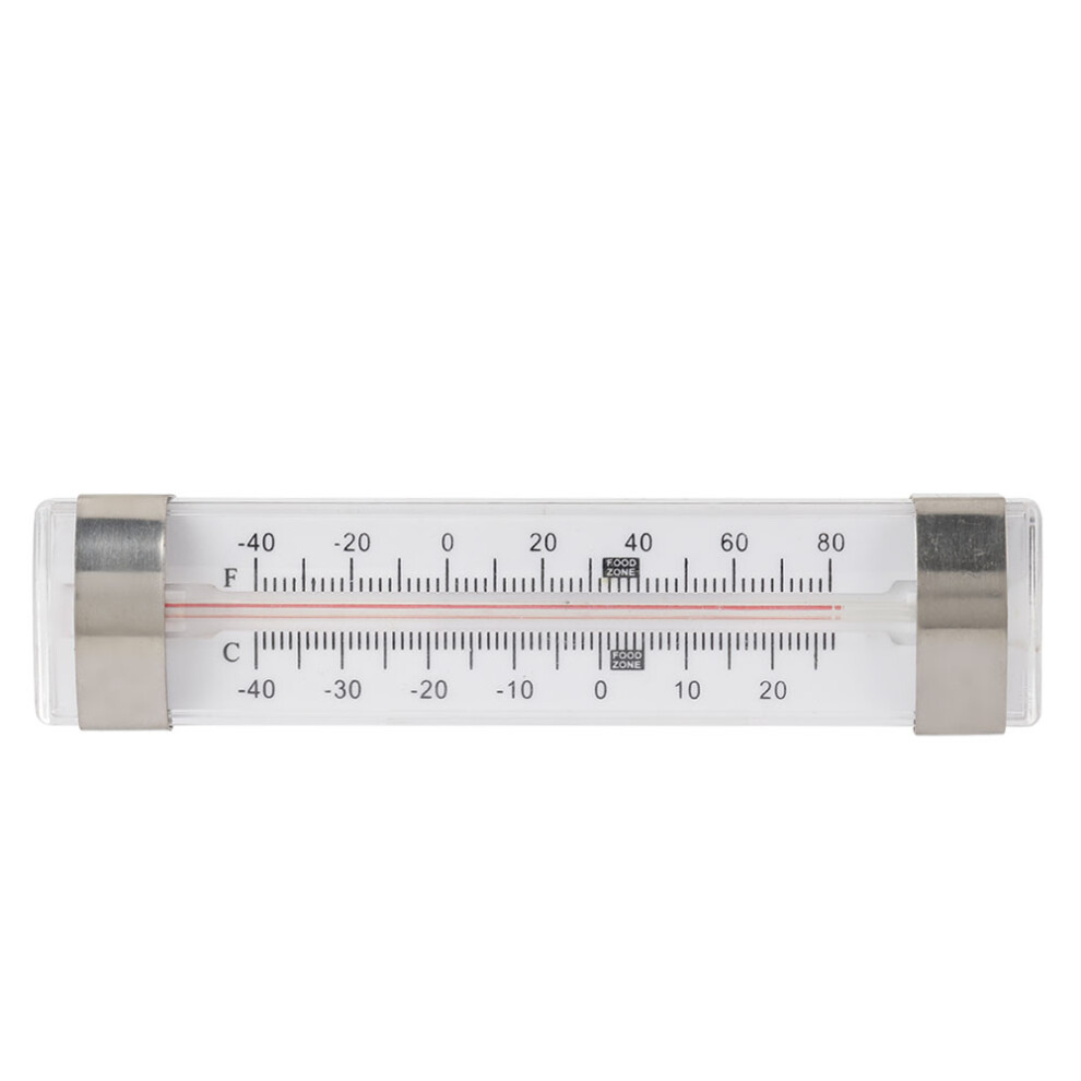 Highly Accurate Refrigerator Thermometer, Dual Fahrenheit Celsius Display For Temperature Monitoring In Home Kitchen And Freezer Areas