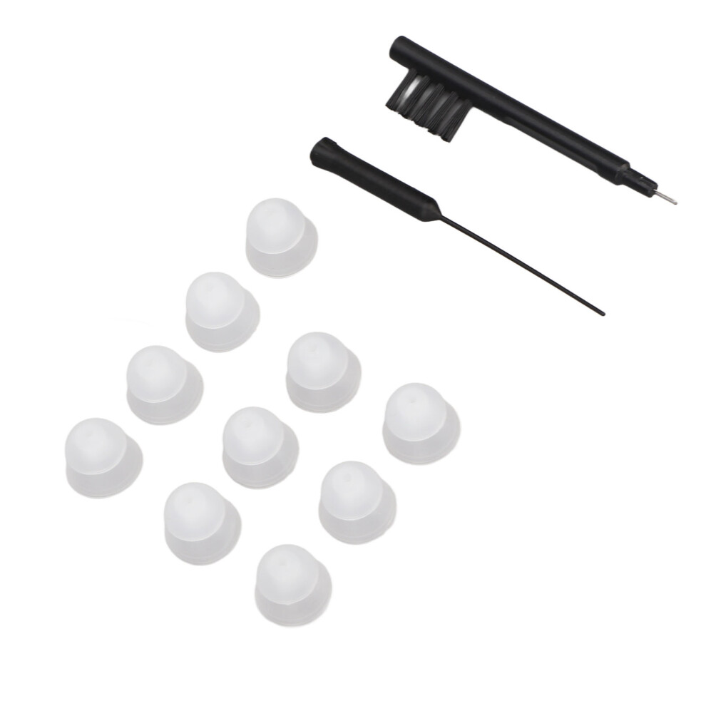 Silicone Hearing Amplifier Dome Cleaner & Vent Brush Kit M
