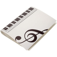 A4 Music Sheet Folder Organizer, Spiral Binder Organizer 180 Degrees Lay Flat, Durable Plastic Folder with Thickened Hard Shell for Home School and