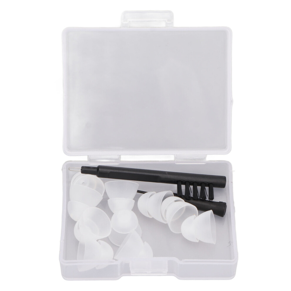 Silicone Hearing Aid Tips with Fashion Design and Portable Storage, Soft Fit Dome for Resound Sure Fit Models with Service Guarantee