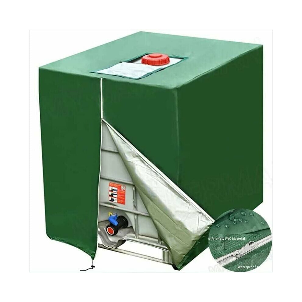 Ibc Tote Cover For 1000L Water Tanks, Heavy-Duty Oxford Cloth Material, Weather Resistant & Algae Prevention, Outdoor Water Storage Protector, 9405630307788