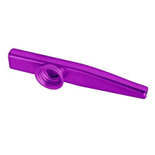 Kazoo portatile in metallo mini flauto per principianti 12x2cm strumento musicale