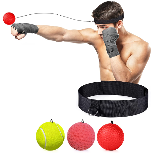 Stirnband und 3 Reflexbällen