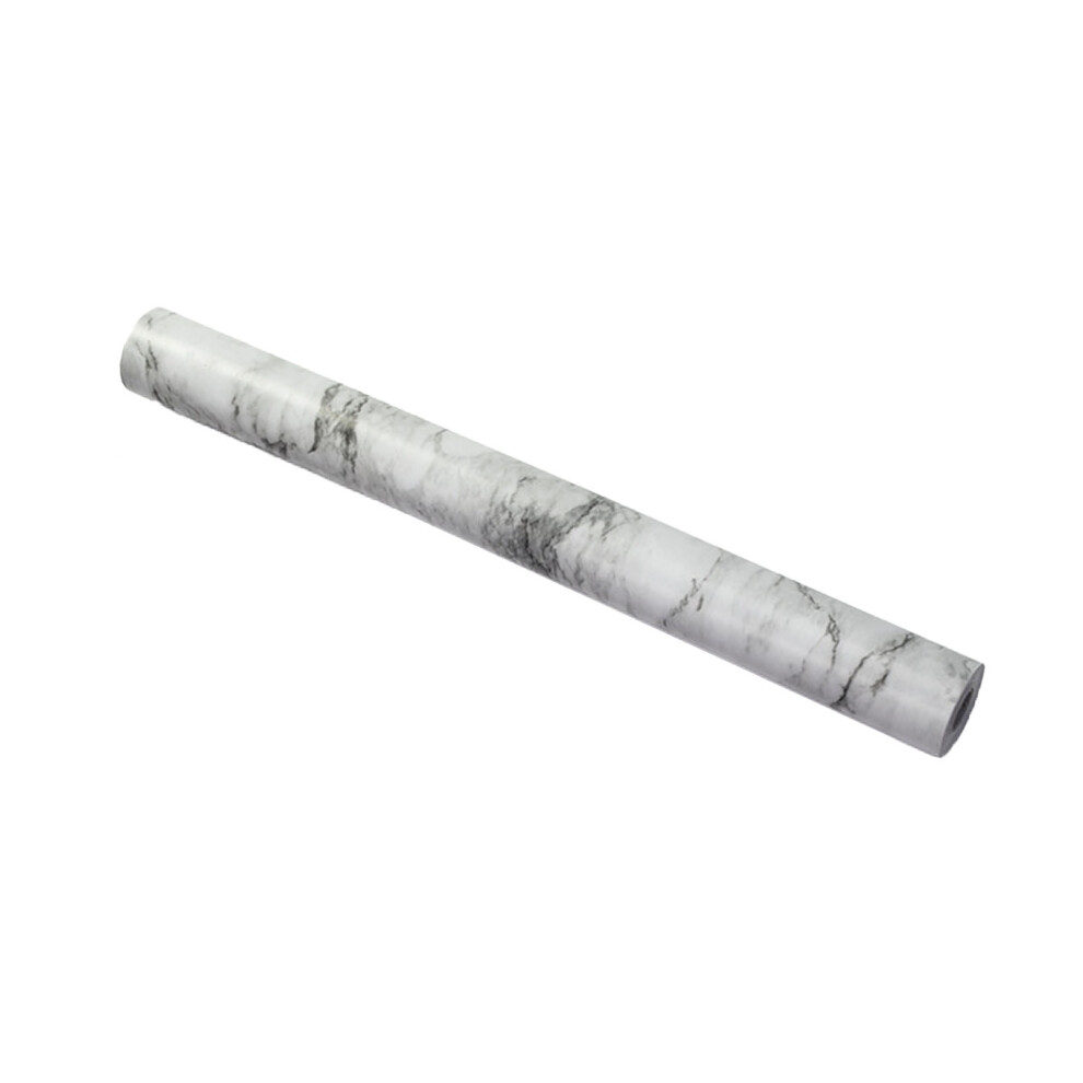 Removable White Marble Wallpaper 60Cm X 5M For Cabinets And Walls 8461372020836