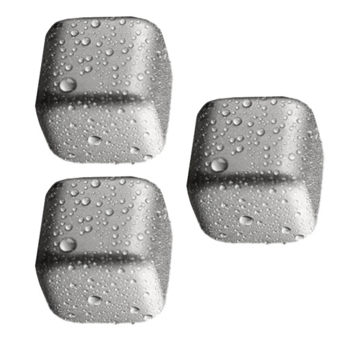 Titaniums Ice Cubes Metal Whiskey Stone-Three packages