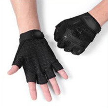 Outdoor Kurzfinger-Fahrrad-Handschuhe 100g OS Schwarz