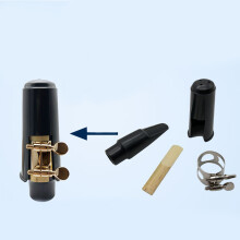 Flat E Alto Saxophone Cover with Ligature & Reed Accessory