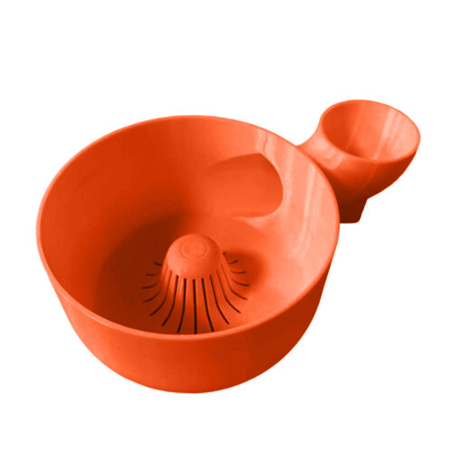 Automatic Fruit Cleaning Device Vegetable Washer-orange color