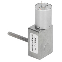 DC 12V 30RPM Getriebemotor Selbsthemmender Schneckengetriebemotor M6x50mm