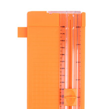 Orange Paper Cutter 2-Way Blade, 27x8.5x2.5cm, Scrapbook Trimmer