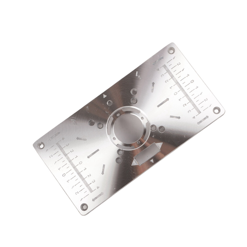 Woodworking Trimming Machine Flip Plate Aluminum Alloy 235X120x8mm Steel 8721380930177